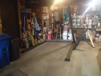 Frame base. The full base of the frame squared up.